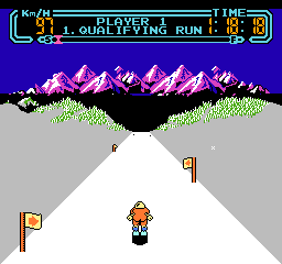 Slalom (Europe) In game screenshot